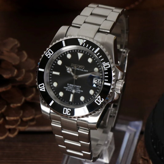 Seiko Mod "Submariner" Black