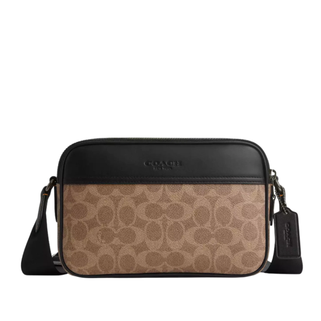 Crossbody Coach Brown Monogram