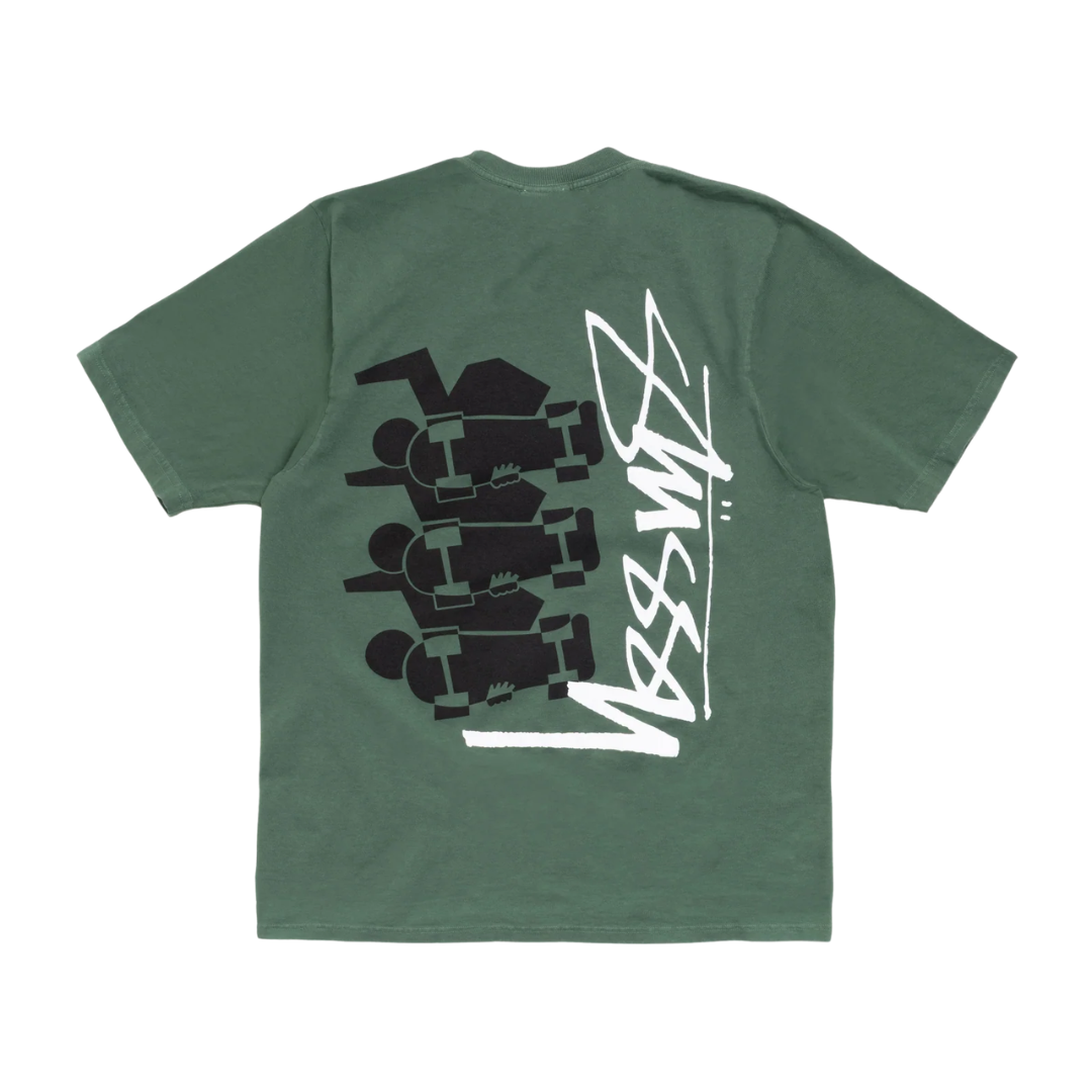 Tee Stussy "Skate Stag" Pine