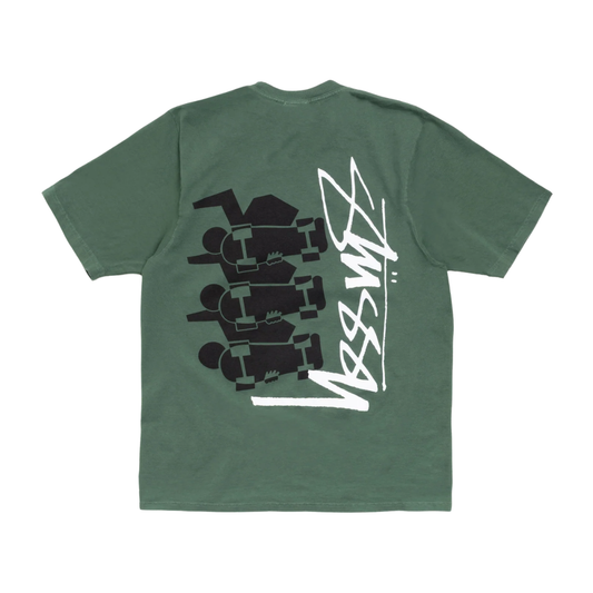 Tee Stussy "Skate Stag" Pine