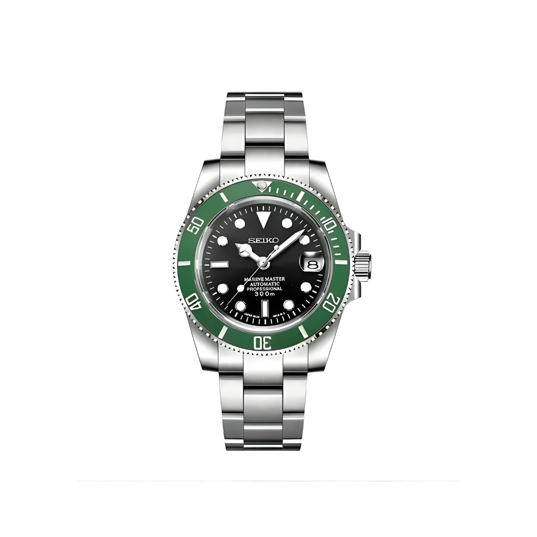 Seiko Mod 'Submariner' Carátula Negra