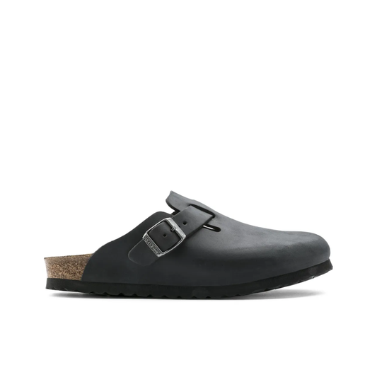 Birkenstock Boston Black Oiled