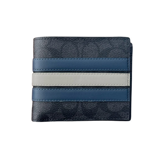 Cartera Coach Tarjetero "Stripes"