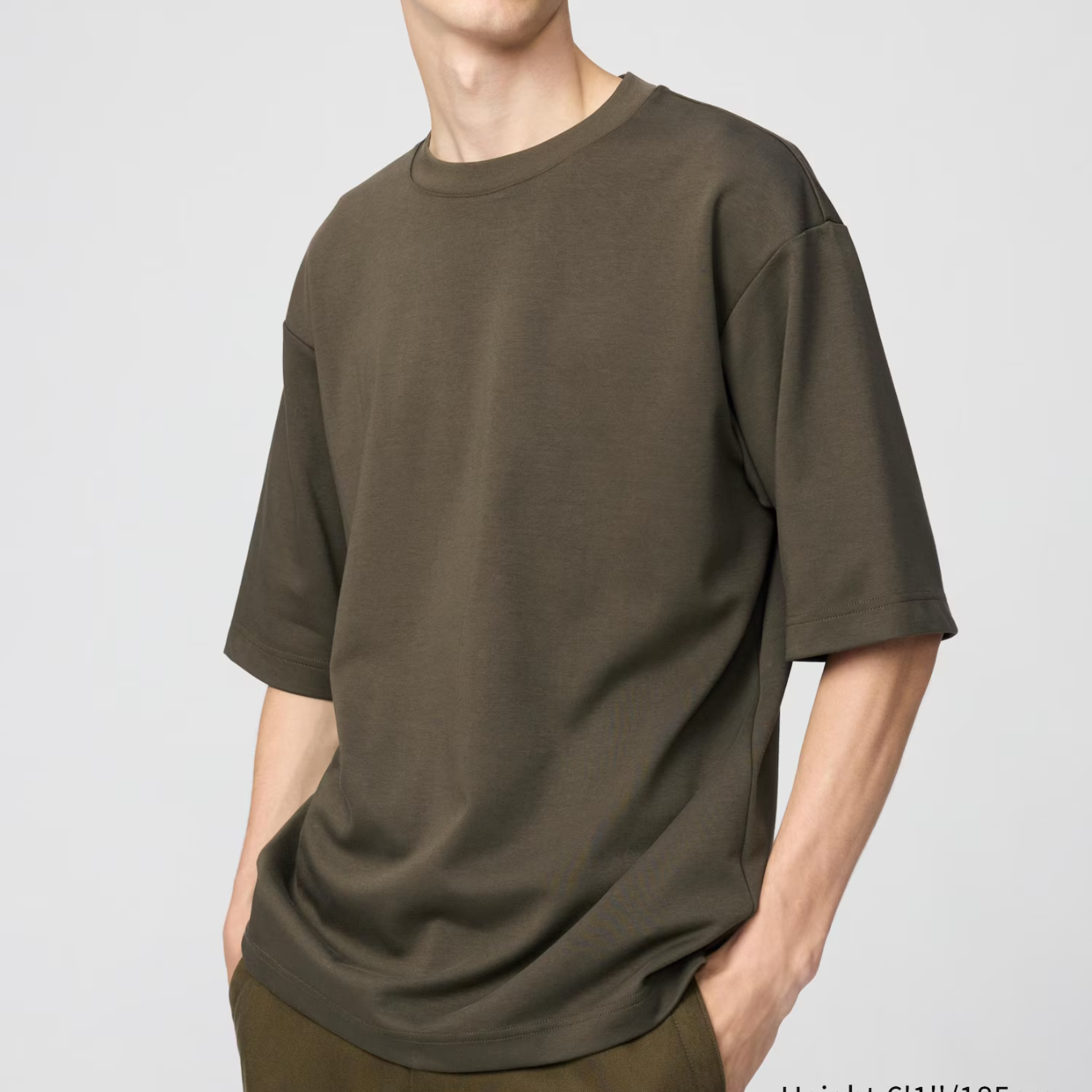 Tee Uniqlo AIRSM Olive