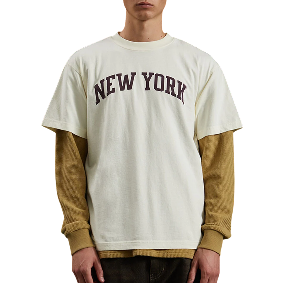 Tee Pacsun x The Met "FIFTH AVENUE" Cream