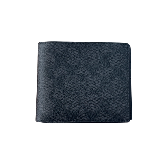 Cartera Coach Tarjetero "Jet Black"