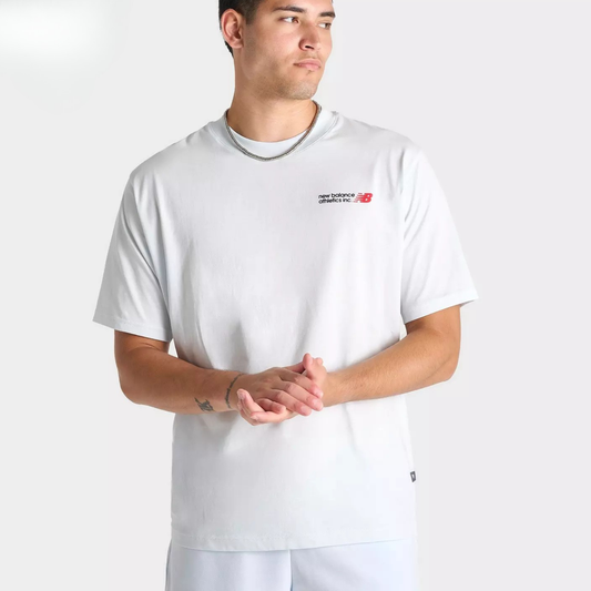 Tee New Balance Logo Ov SS Light Blue