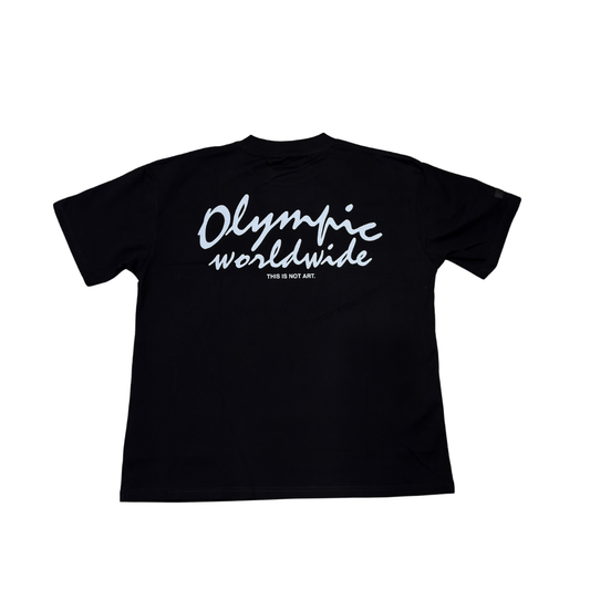 Tee Olympic "Script" Black