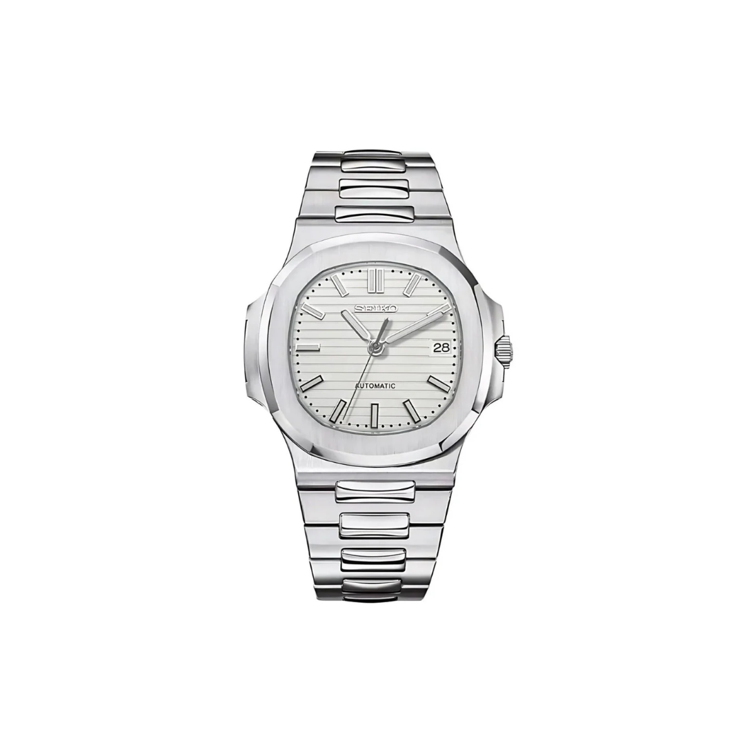 Seiko Mod 'Nautilus' Carátula Blanca