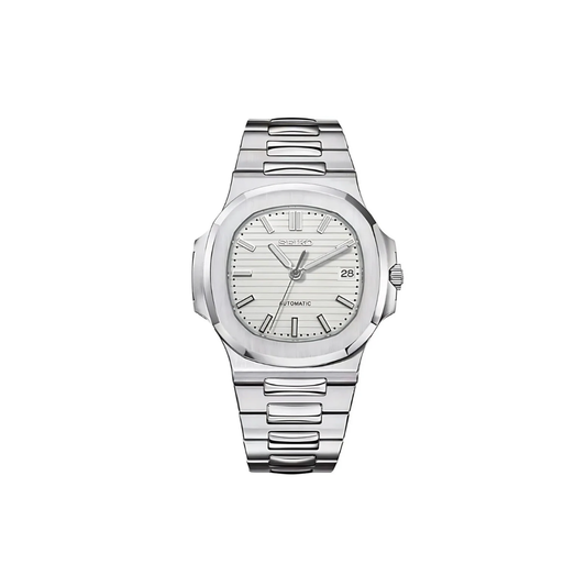 Seiko Mod 'Nautilus' Carátula Blanca