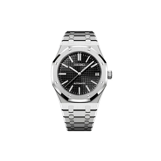 Seiko Mod Royal Oak Black