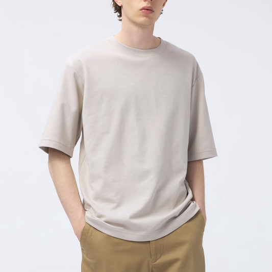 Tee Uniqlo AIRSM Light Gray