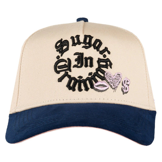 JC Hat Sugar Beige/azul