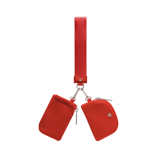 Lululemon Dual Pouch Wristlet Cytrus