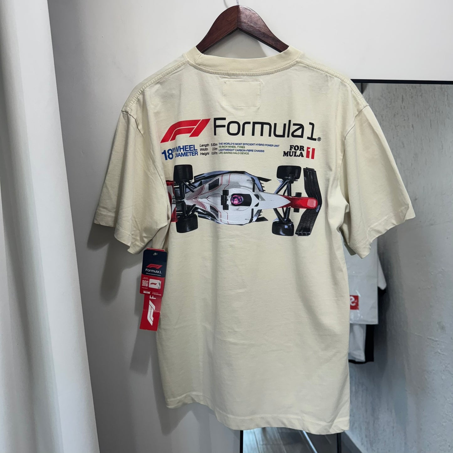 Tee F1 Model White