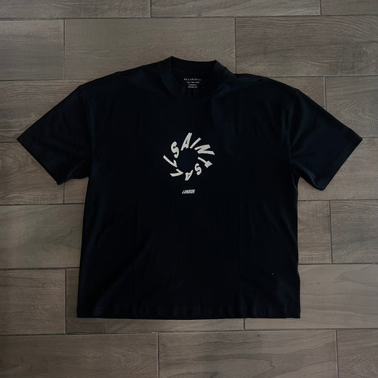 Tee All Saints Hallo SS Black