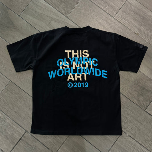 Tee Olympic 'This Is Not Art' Black Blue