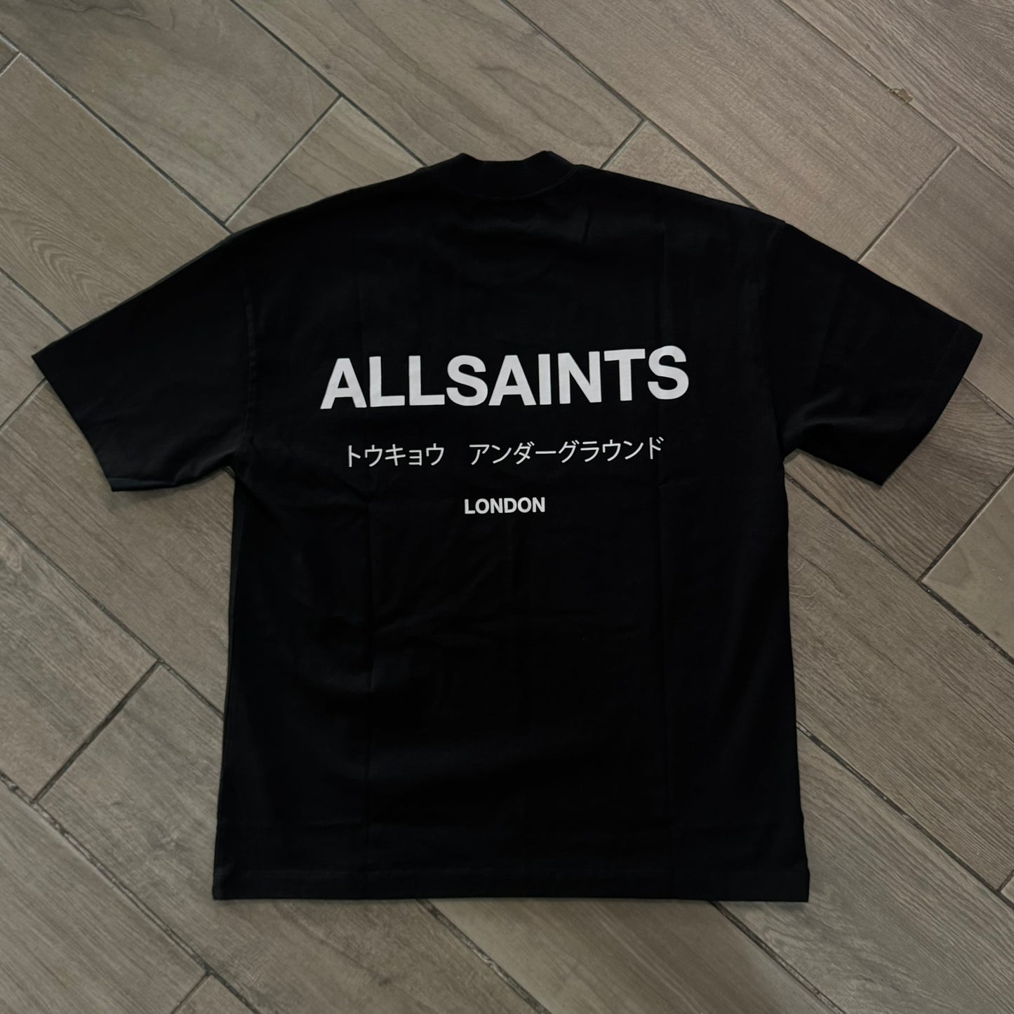 Tee All Saints Underground SS Black