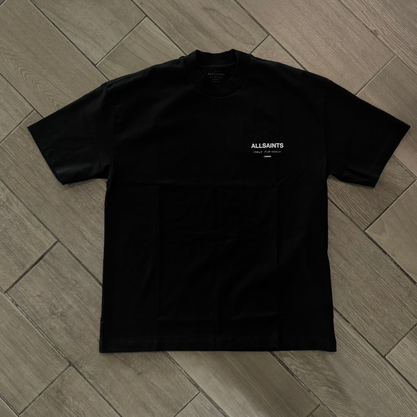 Tee All Saints Underground SS Black
