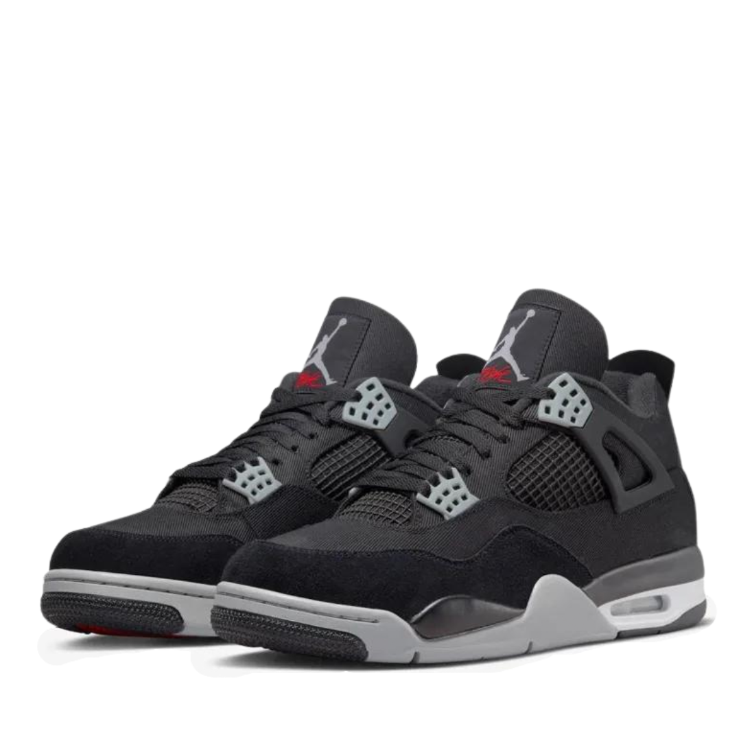 Jordan 4 Black Canvas